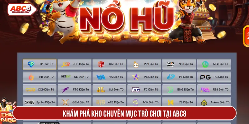ABC8 đem đến kho game cực hấp dẫn với tỷ lệ thắng cao