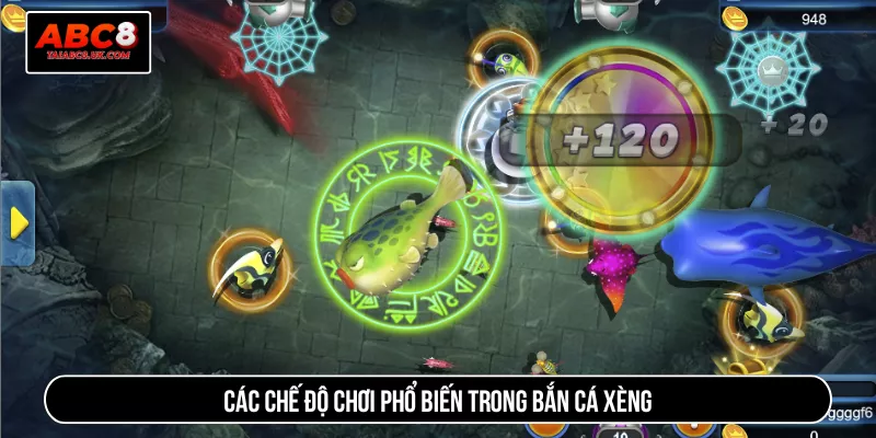 Các chế độ chơi phổ biến trong bắn cá xèng