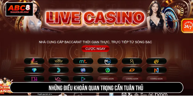 Các điều khoản sử dụng chi tiết cần tìm hiểu ngay