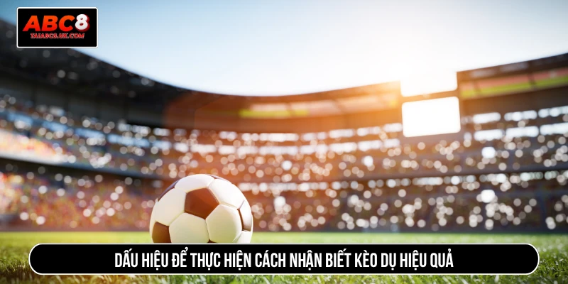 Dấu hiệu để thực hiện cách nhận biết kèo dụ hiệu quả