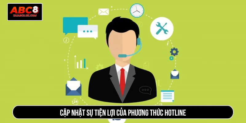 Kênh liên hệ hotline tốc độ phản hồi nhanh chóng