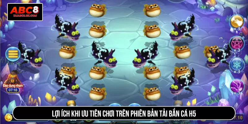 Lợi ích khi ưu tiên chơi trên phiên bản tải bắn cá H5